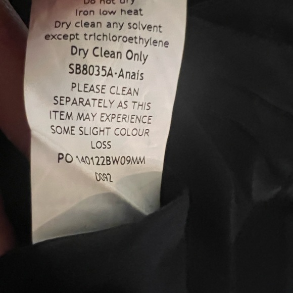 HOUSE OF CB 'Anais' Black Satin Pointed Corset Midi Dress - Picture 9 of 11